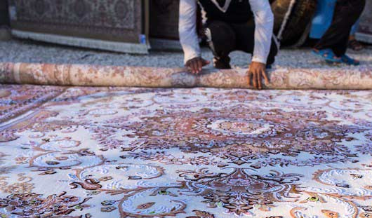 روش اصولی لول کردن قالی در قالیشویی مینی سیتی